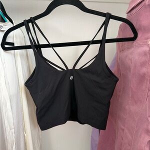 lululemon Black Sports Bra / Sports Top